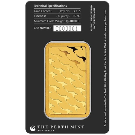 Sztaba złota LBMA 100 g