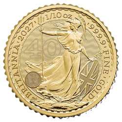 BRITANNIA 1/10 oz - 2027 r. 40.rocznica