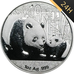 SREBRNA MONETA CHIŃSKA PANDA 2011 1 oz 24H