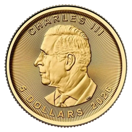 KANADYJSKI LIŚĆ KLONOWY 1/10 oz 24H