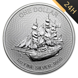 SREBRNA MONETA COOK ISLANDS BOUNTY 1 oz 24H VM
