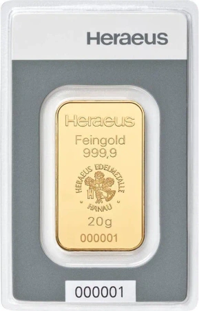 Sztaba złota ARGOR-HERAEUS/HERAEUS Kinebar 20 g