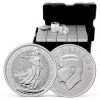 ZESTAW SREBRNYCH MONET BRITANNIA KRÓL KAROL III 1 oz x 500 szt.